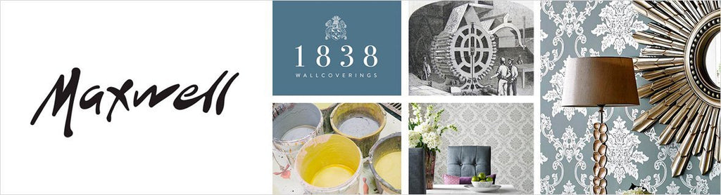 Maxwell Wallpaper, a selection of wallpaper such as textures, botanicals, silk, linen & floral designs.