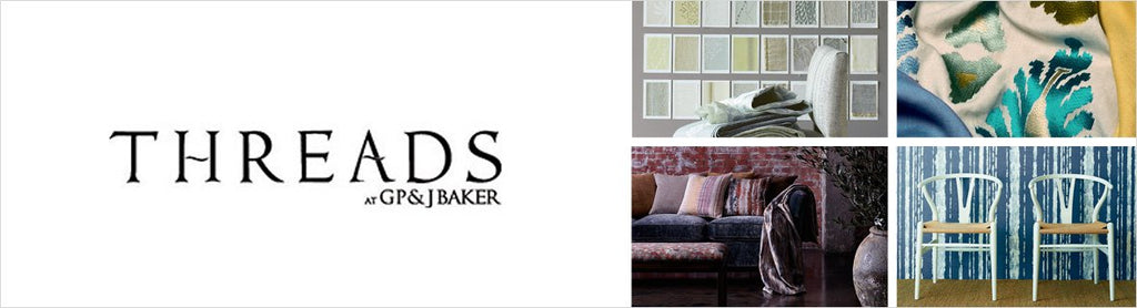 Threads Fabrics, a selection of fabrics such as velvet, damask, cotton, silk, linen and sheers. 