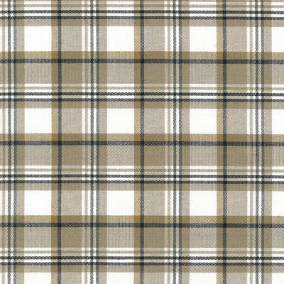 KASMIR FABRICS-BARDWELL PLAID - GRANITE