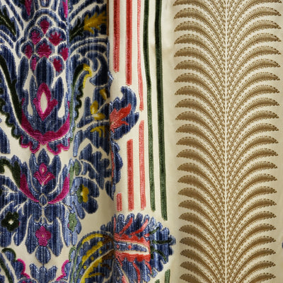 JF Fabrics , a selection of fabrics such as velvet, damask, cotton, silk, linen and sheers.