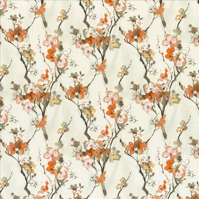 KASMIR FABRICS-BEAUTIFUL BLOOM - ORANGE BLOSSOM
