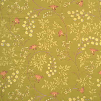 G P & J BAKER FABRICS - HONESTY SILK - LIME