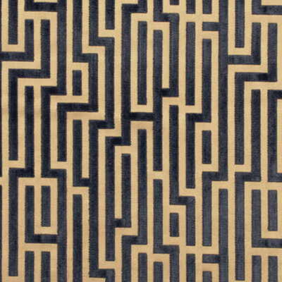 G P & J BAKER FABRICS - FRETWORK - ANTHRACITE