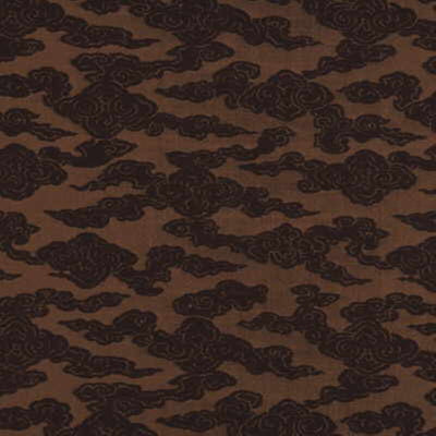 G P & J BAKER FABRICS - CLOUDS - CHOCOLATE