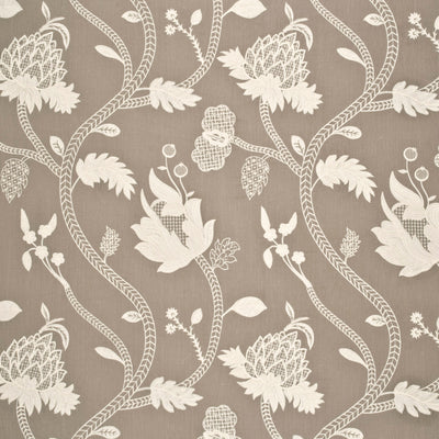 G P & J BAKER FABRICS - CRESSIDA - LINEN/IVORY