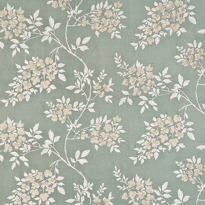 G P & J BAKER FABRICS - WISTERIA SILK - AQUA