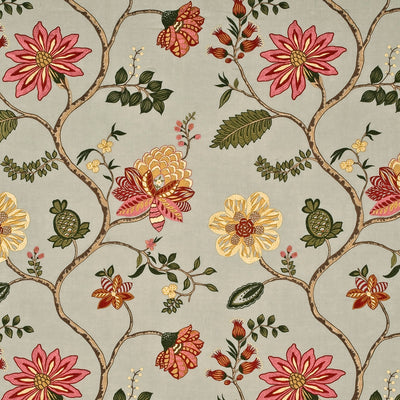G P & J BAKER FABRICS - BROADLANDS LINEN - AQUA