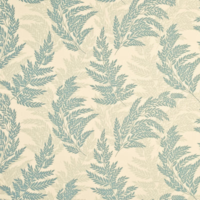 G P & J BAKER FABRICS - MELDON - AQUA/IVORY