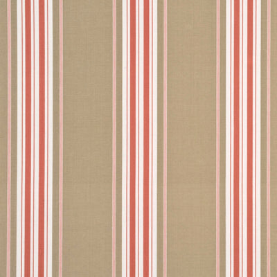 G P & J BAKER FABRICS - SHERBOURNE STRIPE - ANTIQUE ROSE