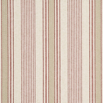 G P & J BAKER FABRICS - WIMBORNE STRIPE - RUBY
