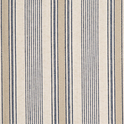 G P & J BAKER FABRICS - WIMBORNE STRIPE - INDIGO