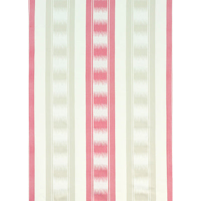 G P & J BAKER FABRICS - RYECOTE STRIPE - ROYAL RED/BRONZE