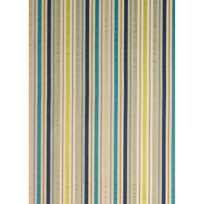 G P & J BAKER FABRICS - SOMERFORD STRIPE - INDIGO/TEAL/GRAPHITE