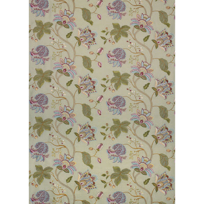 G P & J BAKER FABRICS - DEVEREUX LINEN - EAU DE NIL/MULTI
