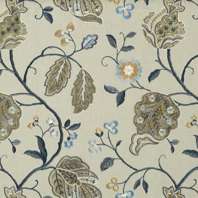 G P & J BAKER FABRICS - CALTHORPE - INDIGO