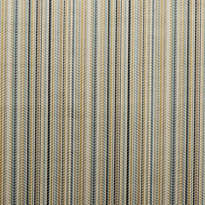 G P & J BAKER FABRICS - SAWLEY VELVET - GREY/MULTI