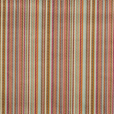 G P & J BAKER FABRICS - SAWLEY VELVET - SIENNA/TEAL