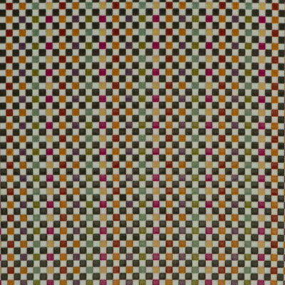 G P & J BAKER FABRICS - CLARENDON SMALL CHECK - MULTI
