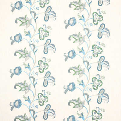 G P & J BAKER FABRICS - CAWDOR - TEAL