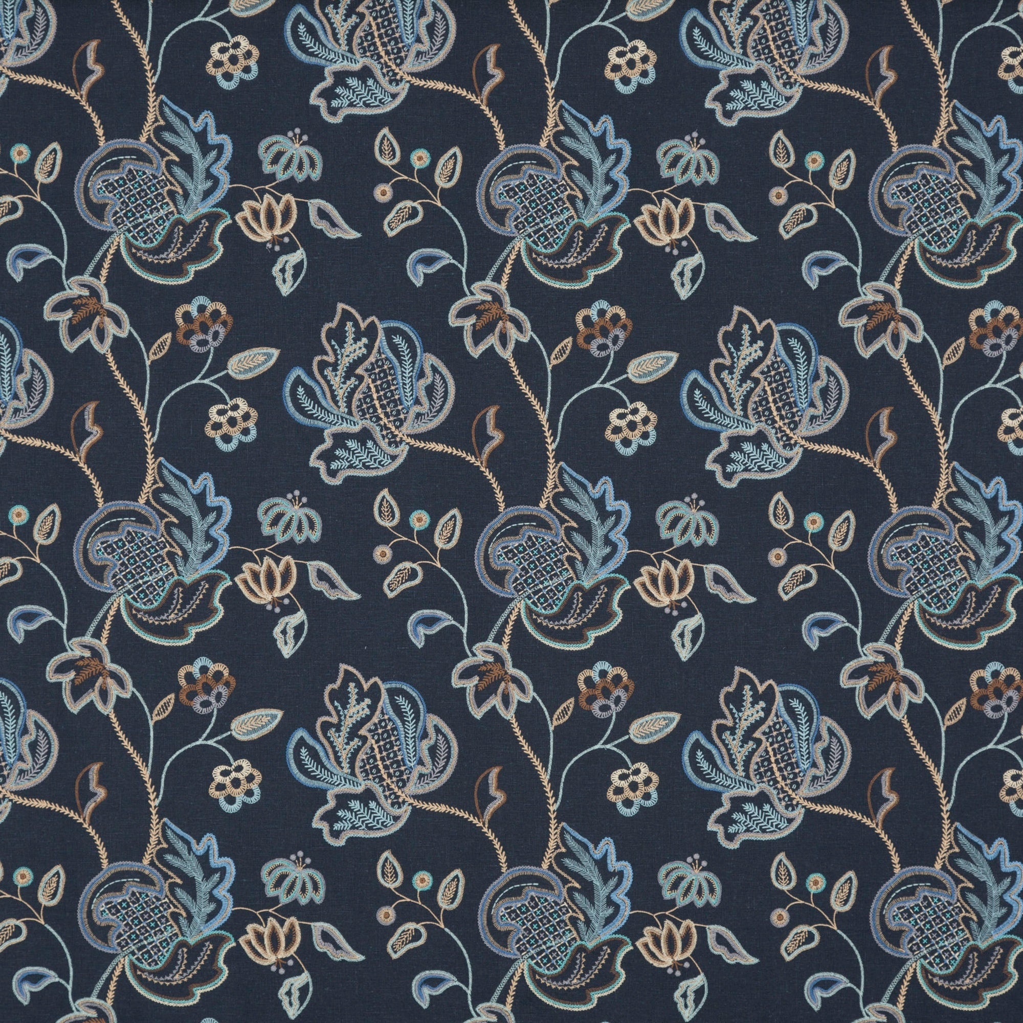 G P & J BAKER FABRICS - PENROSE - INDIGO