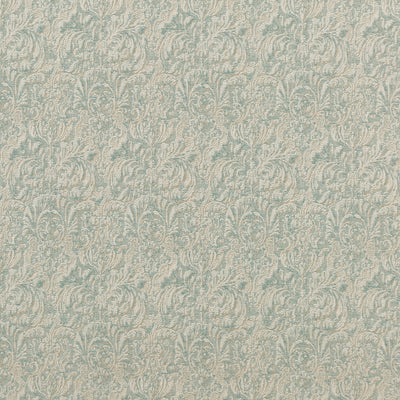 G P & J BAKER FABRICS - VINTAGE DAMASK - AQUA