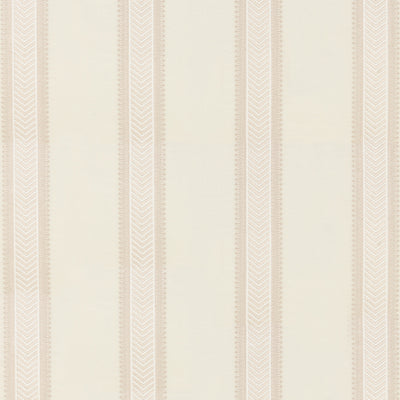G P & J BAKER FABRICS - KERRIS STRIPE - IVORY/STONE