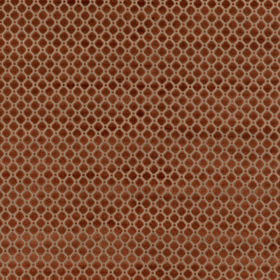 G P & J BAKER FABRICS - INDUS VELVET - SIENNA