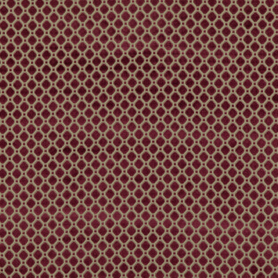 G P & J BAKER FABRICS - INDUS VELVET - BERRY