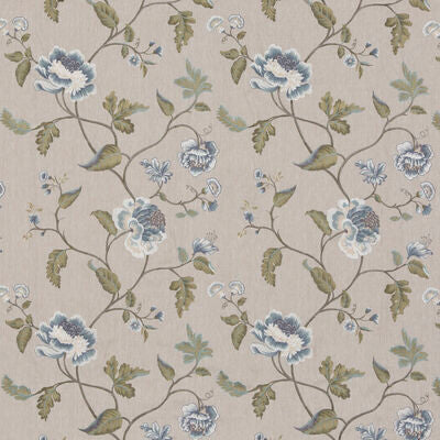 G P & J BAKER, a selection of fabrics such as velvet, damask, cotton, silk, linen and sheers.