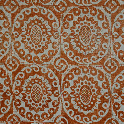 LEE JOFA - PINEAPPLE ON RUSTIC - PUMPKIN