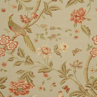 G P & J BAKER FABRICS - ELINOR'S CHINESE - AQUA