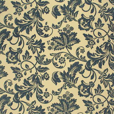 G P & J BAKER FABRICS - NOCTURNE - INDIGO