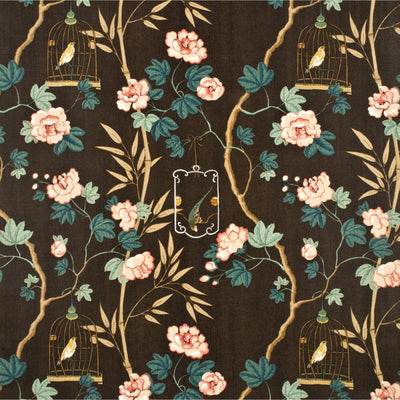 G P & J BAKER FABRICS - SONGBIRD - CHARCOAL