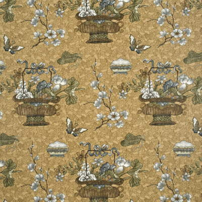 G P & J BAKER FABRICS - CASTLETON - GOLD/SILVER