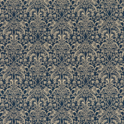 G P & J BAKER FABRICS - FRITILLERIE - INDIGO