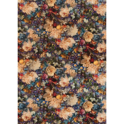 G P & J BAKER FABRICS - ROYAL GARDEN VELVET - SAPPHIRE