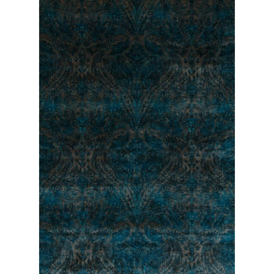 G P & J BAKER FABRICS - ROYAL DAMASK VELVET - SAPPHIRE