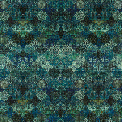 G P & J BAKER FABRICS - SAMPUL - PEACOCK