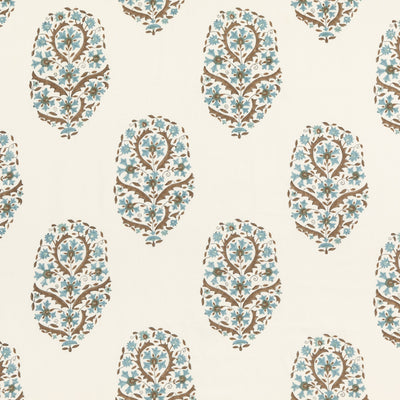 G P & J BAKER FABRICS - AYDON - TEAL