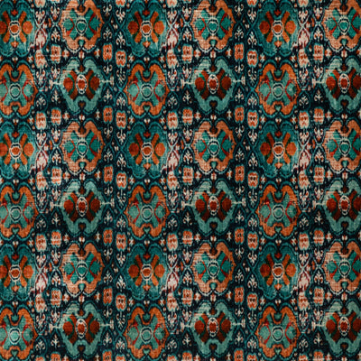 G P & J BAKER FABRICS - PETROPOLIS - TEAL