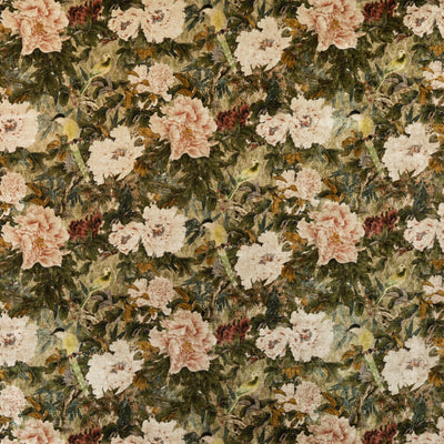 G P & J BAKER FABRICS - ORIENTAL GARDEN - MOLE