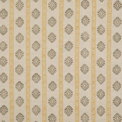 G P & J BAKER FABRICS - ALMA - OCHRE/MOLE