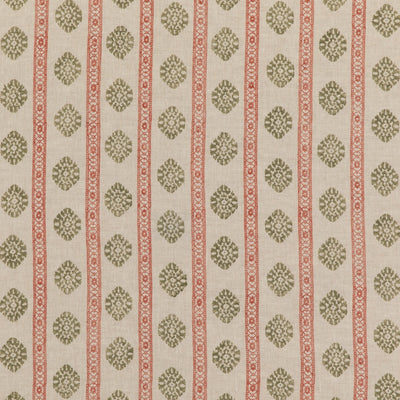 G P & J BAKER FABRICS - ALMA - RED/GREEN