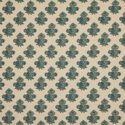 G P & J BAKER FABRICS - POPPY PAISLEY - INDIGO