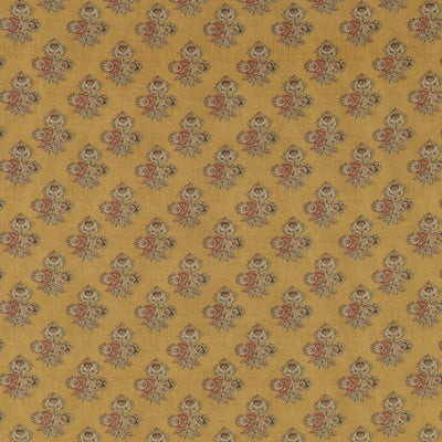G P & J BAKER FABRICS - POPPY PAISLEY - OCHRE