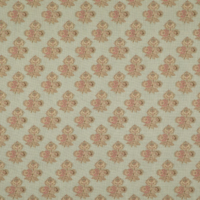 G P & J BAKER FABRICS - POPPY PAISLEY - AQUA