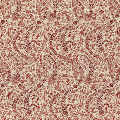 G P & J BAKER FABRICS - BUKHARA PAISLEY - RED