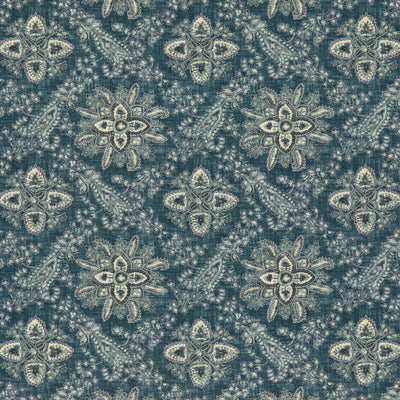 G P & J BAKER FABRICS - CASHMIRA - BLUE