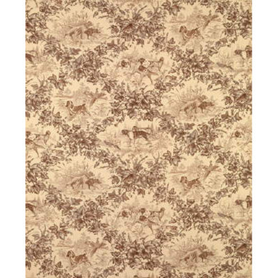BRUNSCHWIG & FILS - ON POINT COTTON PRINT - TOBACCO