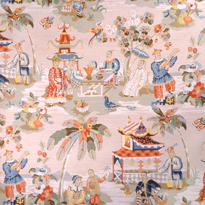 BRUNSCHWIG & FILS - XIAN LINEN & COTTON PRINT - VANILLA